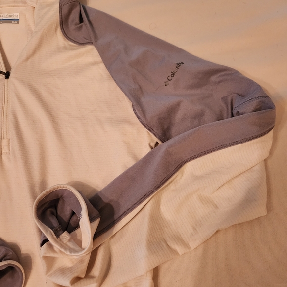 Ladies Columbia Omni-Wick Long Sleeve Quarter Zip mock underlayer - Picture 3 of 7